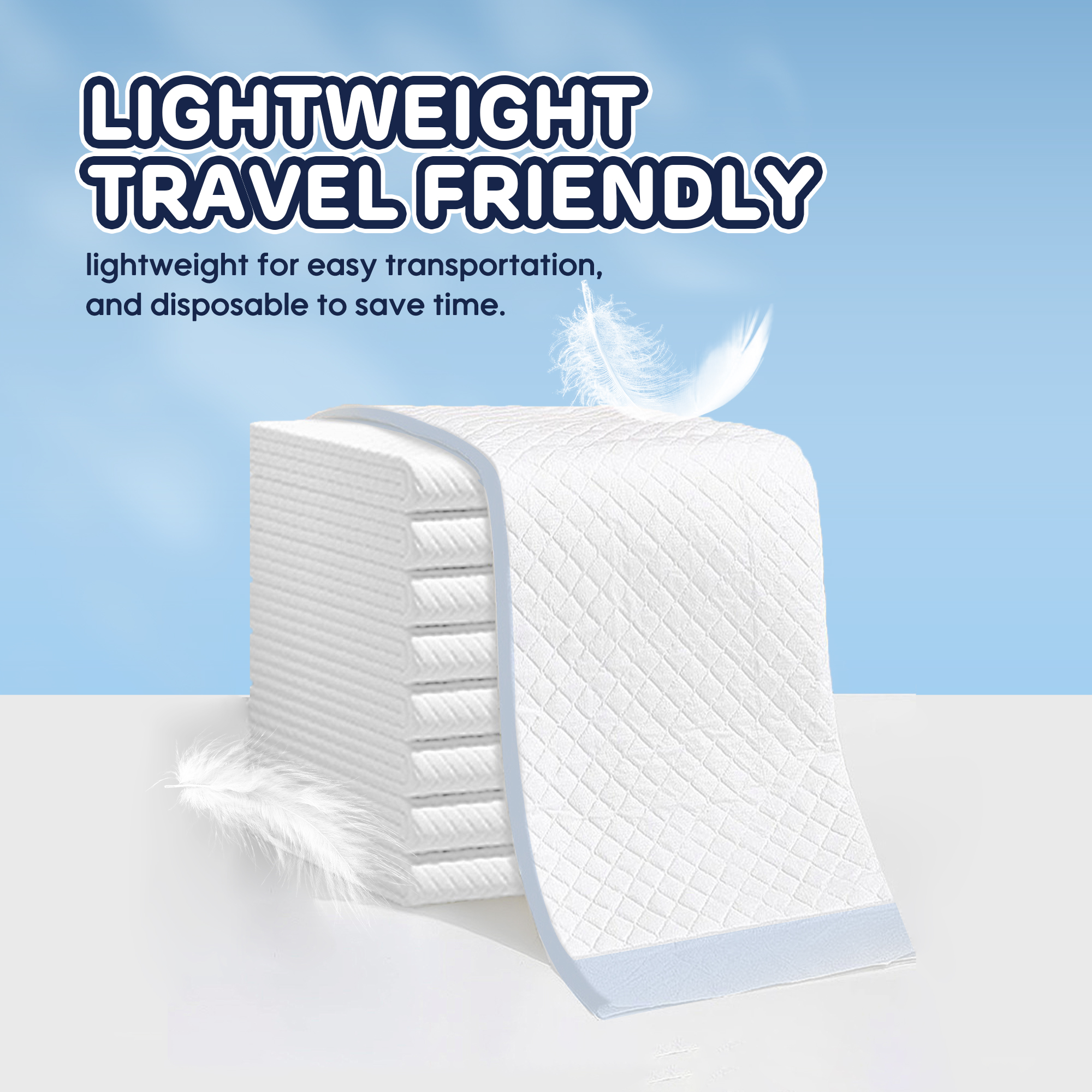 Alèses à langer jetables pour bébé (60*40cm de 5/10/30 pièces)