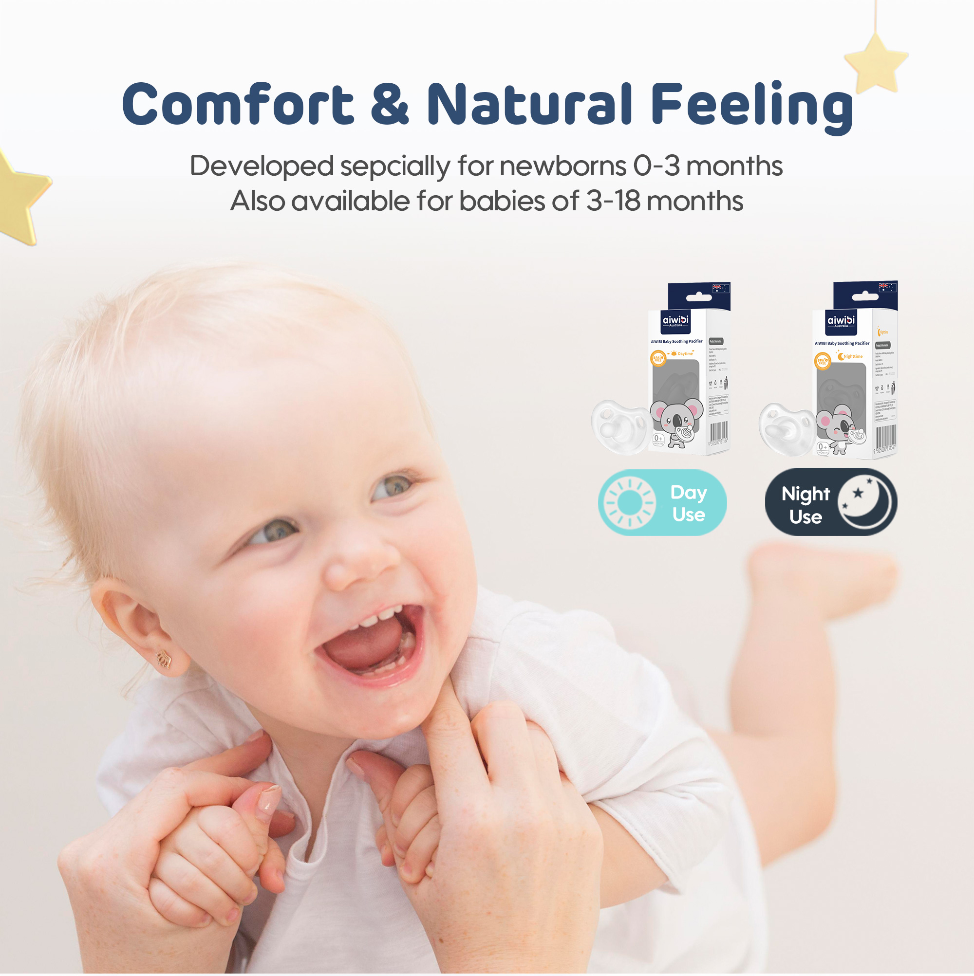 Sucette apaisante pour bébé